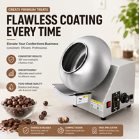 Machine à enrober les noix de chocolat en acier inoxydable, machine à fabriquer le chocolat