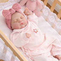 Poupées de sommeil Yeezwood 45 cm Poupée bébé reborn en silicone pleine longueur Jouet réaliste Nouveau-né Bébé en silicone souple Poupée reborn pour fille