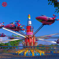 16 sièges Kiddie Rides Fairground Fair Attraction Kids Play Équipement de terrain de jeu pas cher Amusement Self Control Avion Fun Ride à vendre