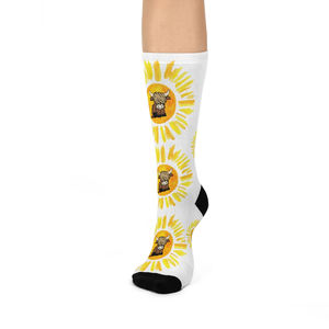 Calcetines Cómodos, Flexibles, Transpirables, de Alta Calidad para Invierno, Diseño y Logotipo Personalizados, Calcetines Ecológicos para Uso Diario - Product Image 5