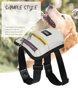 เสื้อกั๊กสุนัขแบบ 2 in 1 สำหรับกิจกรรมกลางแจ้ง พร้อมกระเป๋าเป้สะพายหลังปรับได้สำหรับสัตว์เลี้ยง เหมาะสำหรับการเดินทาง เดินป่า และตั้งแคมป์ - Product Image 5