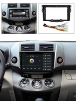 Mekede – autoradio Android, lecteur DVD, cadre de voiture, pour toyota rav4 2005-2013, panneau vidéo de voiture, fil d'alimentation