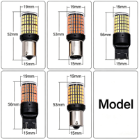 Ampoule LED automobile JHS 3157 pour voiture et camion, 1156 1157 T20 3014 144SMD, sans erreur Canbus, pour clignotant, frein, feux arrière, marche arrière et feux de stationnement