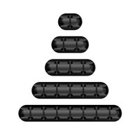 Pinces de câble d'écouteur de bureau 1/2/3/5/7 organisateur de câble en Silicone pour câble USB