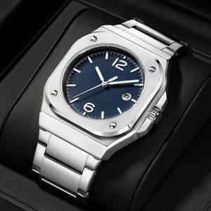 カスタムロゴRonda <span class=keywords><strong>Quartz</strong></span> Watch San Martin 42mmスクエアデザイン発光カレンダー防水合金ケースビジネスファッション - Product Image 6