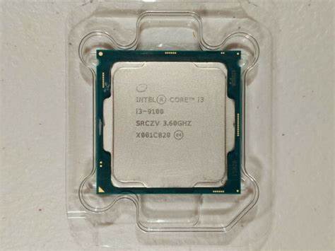 Intel Core I3-9100, I3-9100f, I3-9100t - 4-Core Processors