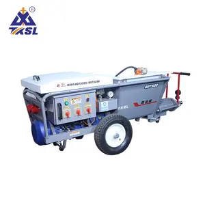 ISO CE Giá Thấp Diesel Điện Tự Động Vữa Xi Măng Thạch Cao Phun Máy Cho Xây Dựng Bức Tường