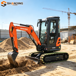 Mini excavadora compacta de 3t de fábrica china, nueva microexcavadora, mini excavadora hidráulica sobre orugas, pequeña excavadora. - Product Image 3