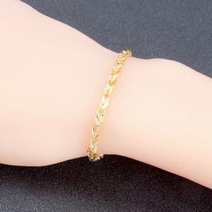 JXX Precio al por Mayor, Pulseras de Mujer con Baño de Oro de 24k, Diseño Minimalista de Calidad, Moda 2022 - Product Image 3