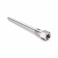 Acero inoxidable 1/2 NPT M20 * 1,5 M27 * 2 Termómetro bimetálico RTD Termopozo