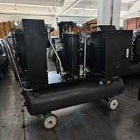 Compresseur d'air à vis lubrifié portable à faible bruit 10-8 bars avec moteur 9 kW 42 CFM silencieux pour pistolets de peinture