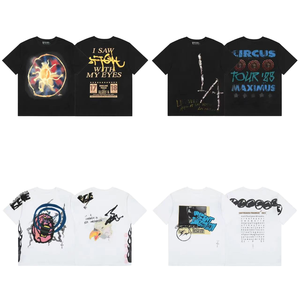 Camisetas de Manga Corta para Hombre, al por Mayor, de Alta Calidad, 100% Algodón, Tejido de Punto, Anti-Pilling, Transpirables, Estampadas y Personalizadas - Product Image 1