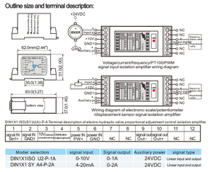 DIN ISO(SY) U(A)-P-A ชุดวาล์วไฟฟ้าไฮดรอลิกตามสัดส่วนการควบคุมเชิงเส้นแสดงการควบคุมการแยกเชิงเส้นอัตโนมัติ - Product Image 3