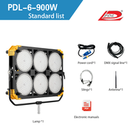Lumière LED de photographie Saturn (PDL) 900W à température de couleur réglable avec télécommande, éclairage continu haute puissance, professionnel
