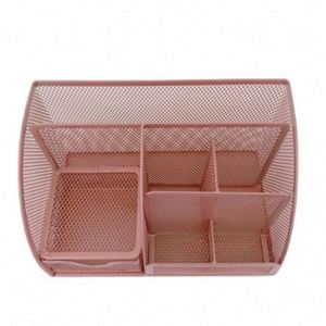 Small Office Desk Organizers Designer Cute Gold Desk Accessories Desk Organization Metal Gold Desktop Organizer - Product Image 6