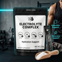 Boisson Électrolytique Avancée en Poudre avec Mélange de Potassium, Magnésium, Calcium, Sodium et Vitamines pour l'Hydratation – 60 Sachets OEM ODM