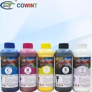 Cowint super white 1L 20L dx7 glow in dark inkjet printing fabric printing machine xp600 dtf printer ink