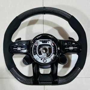 พวงมาลัยคาร์บอนไฟเบอร์สำหรับรถยนต์เมอร์เซเดส เอเอ็มจี จีแอลเอส จีแอลเอ เอส ซี63 ดับเบิลยู205 ดับเบิลยู204 ดับเบิลยู213 ซี63 ซี43 ดับเบิลยู205 ดับเบิลยู167 จีแอลเอ จีแอลซี เอเอ็มจี ปุ่มแบบโอแอลอีดี - Product Image 1