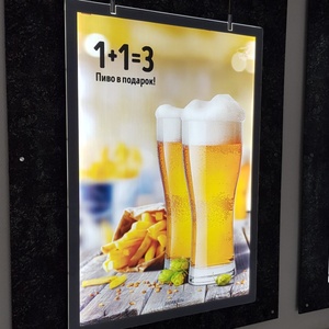 Factory Direct Custom Ultra-Thin Waterproof Eco-friendly Acrylic Advertising Light <b>Box</b> for Restaurant Menu Display - Product Image 3