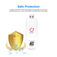 Olax U90 4G LTE Clé USB Modem Dongle 150Mbps Point d'Accès WiFi Interne Adaptateur Réseau Sans Fil Utilisation Domestique