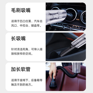 Handheld <b>Vacuum</b> Cleaner Rechargeable <b>Portable</b> 90 Degree Rotating No Dead Corner Cleaning For Home And Car - Product Image 4