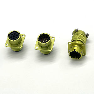 Connecteur DIN série CH23 ZH23 ZH23-10/18P-8-B 10 broches Prise à angle droit Cuivre Aluminium IP67 Connecteur automobile <span class=keywords><strong>Mil</strong></span> Spec - Product Image 3