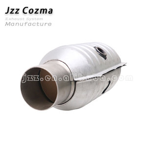 Convertidor Catalítico Universal de Alto Flujo con Protección Térmica y Puerto O2 TWC, Entrada/Salida Delantera de 68 mm, Catalizador Cerámico - Product Image 5