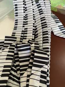Corbata de guitarra de piano para hombres, mujeres y niños, corbata de poliéster con estampado a rayas, accesorios de regalo para fiesta de Cosplay - Product Image 6