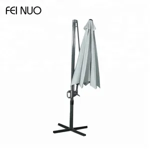 Классический дизайн, алюминиевый большой Римский наружный коленчатый зонт с ручкой, банановый зонт для патио