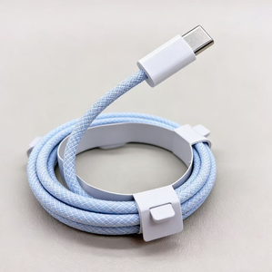 <span class=keywords><strong>Cable</strong></span> de Datos USB Trenzado de Nailon con Carga Rápida PD de 60W, Seguro y Estable, 1M 2M, <span class=keywords><strong>Tipo</strong></span>-<span class=keywords><strong>C</strong></span> Compatible con 15 16, Venta al Por Mayor - Product Image 1