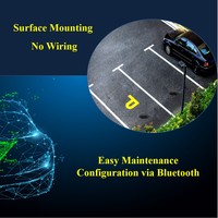 Capteur d'occupation de parking sans fil LoRaWAN NB-IoT, radar 24 GHz, détection magnétique double, détecteur de place de parking