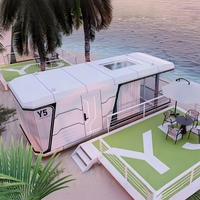 Capsule spatiale modulaire personnalisée, résidence, villa, hôtel, gîte, maison mobile, centre commercial panoramique, attrayante, pratique, très demandée, de haute technologie