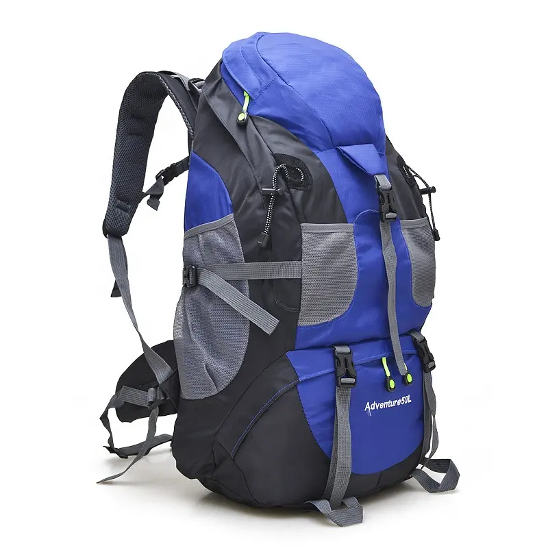 Outdoor backpack backpack men and women hiking sports travel mountaineering bag 50L Travel Camping Waterproof Backpack for hike