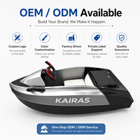 Jet kart électrique haute vitesse 72V, bateau compact monoplace, embarcation personnelle avec logo personnalisé