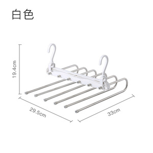 Pantaloni magici appendiabiti salvaspazio per armadio a più strati Multunctional utilizza Rack Organizer per pantaloni sciarpe - Product Image 6
