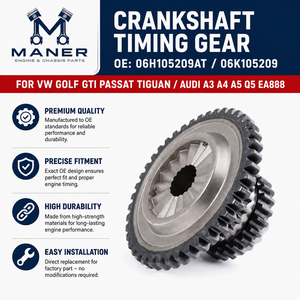 เฟืองไทม์มิ่งเพลาข้อเหวี่ยง MANER 23 ฟัน รุ่น OE 06H105209AT 06K105209 สำหรับ EA888 Golf GTI Tiguan Passat CC Scirocco Audi อะไหล่ทดแทน - Product Image 4