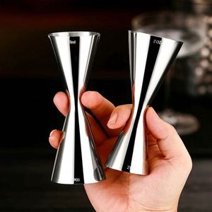Jigger de Bar para Cócteles de 1+2 oz, Personalizable con Logotipo en Color, Sin Soldadura, de Acero Inoxidable 304, Taza Medidora de Vino para Mixólogos - Product Image 3