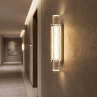 Applique Murale de Luxe en Cristal, Lampe Murale LED Moderne, Éclairage en Verre Blanc Chaud pour Salon, Hôtel, Chevet