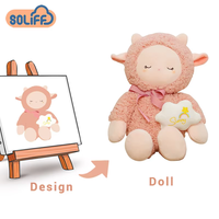 Jouet en peluche personnalisé à faible MOQ avec rembourrage en coton PP, design d'animal en peluche, poupée anime 11-30cm, unisexe, fournisseur OEM avec logo