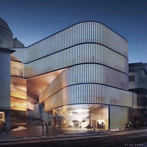Panneaux de mur-rideau en aluminium modernes, surface anodisée, anti-corrosion, pour l'extérieur des bâtiments, 70 pouces et plus - Product Image 3