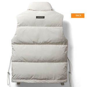 Gilet en duvet Gilet pour hommes Manteau d'équitation pour femmes Couple Duck Down Multi Pocket Tank Top - Product Image 2