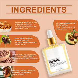 <span class=keywords><strong>Olio</strong></span> Corpo Naturale per Donne con Ingredienti Naturali alla Vaniglia, Lavanda e Cacao, Idratante, Etichetta Privata, Vendita all'Ingrosso - Product Image 4
