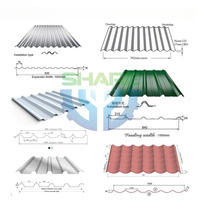 Rouleau de tôle ondulée de zinc Caigang Watts formant la machine Machine de fabrication de carreaux de tôle de toiture Tôles de toiture galvanisées pour la construction