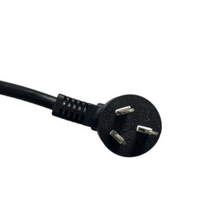 ปลั๊กไฟฟ้า CCC <span class=keywords><strong>3</strong></span>ขา250V AC สีดำปลั๊กสายไฟสำหรับคอมพิวเตอร์ - Product Image 4