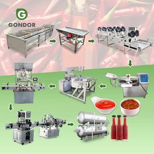 Colloid Grinding Manufacturing Complete <b>Pepper</b> Chili Sauce Paste Jam Puree Make Production Line - Product Image 1