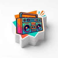 Autocollant en vinyle PVC découpé sur mesure, résistant à l'eau et aux UV, pour logo, ordinateur portable, bouteille d'eau, scrapbooking, dessin animé, autocollants personnalisés