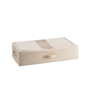 Under Bed <b>Storage</b> Box Rectangular Non Woven Fabric Thickened <b>Clothes</b> Organizer Flat Folding Quilt <b>Storage</b> Bag Solid Color - Product Image 5