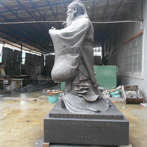 Confucius Sculpture Cast Bronze Handmade Figure Ancient Design Traditional Chinese Culture Courtyard Decor HX550 - Product Image 4