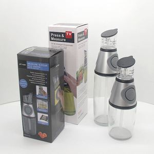 Botellas Dispensadoras de Aceite con Control de Medida, de Vidrio Superior, con Apertura Amplia, Fáciles de Rellenar y Limpiar - Product Image 1