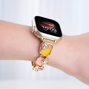 Pour <span class=keywords><strong>Apple</strong></span> <span class=keywords><strong>Watch</strong></span> 10 8 7 6 5 <span class=keywords><strong>4</strong></span> 41 45 42 46mm Ultra 49mm Mode Femmes <span class=keywords><strong>Bracelet</strong></span> En Métal <span class=keywords><strong>Bracelet</strong></span> En Acier Inoxydable - Product Image 4